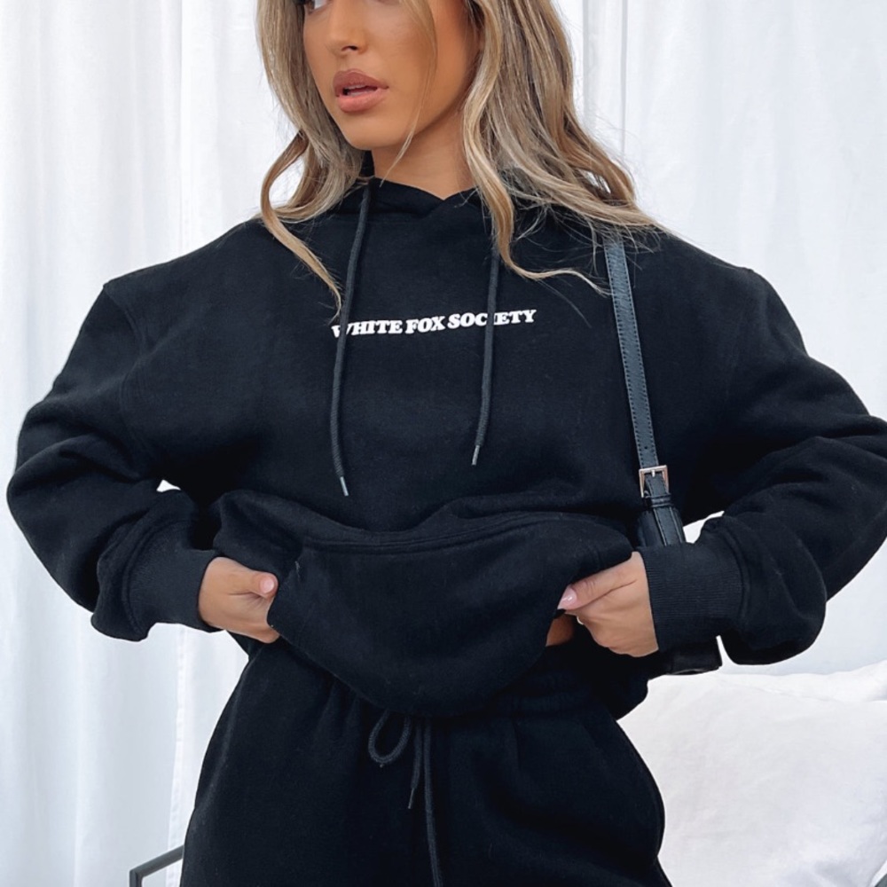 White fox boutique hoodie